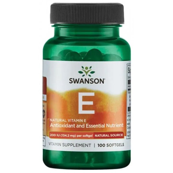 Витамин E Swanson Vitamin E Natural 200 IU 100 капс