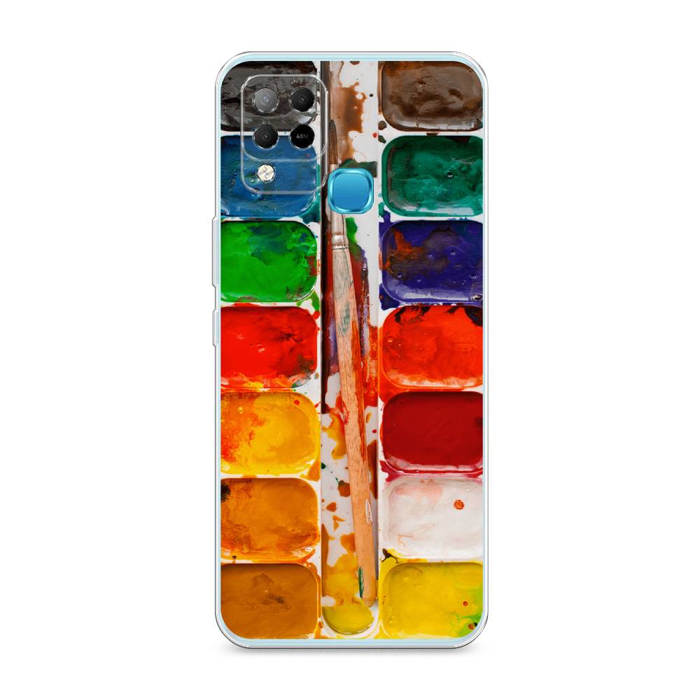 

Чехол для Infinix Hot 10S "Акварель", 3100250-4