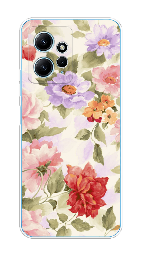 

Чехол Homey на Xiaomi Redmi Note 12 4G "Акварельные пионы", Розовый;бежевый, 318350-1