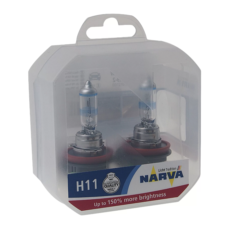 NARVA 481012100 Лампа H11 Range Power 150 Пластиковая упковка 2 шт. 1шт