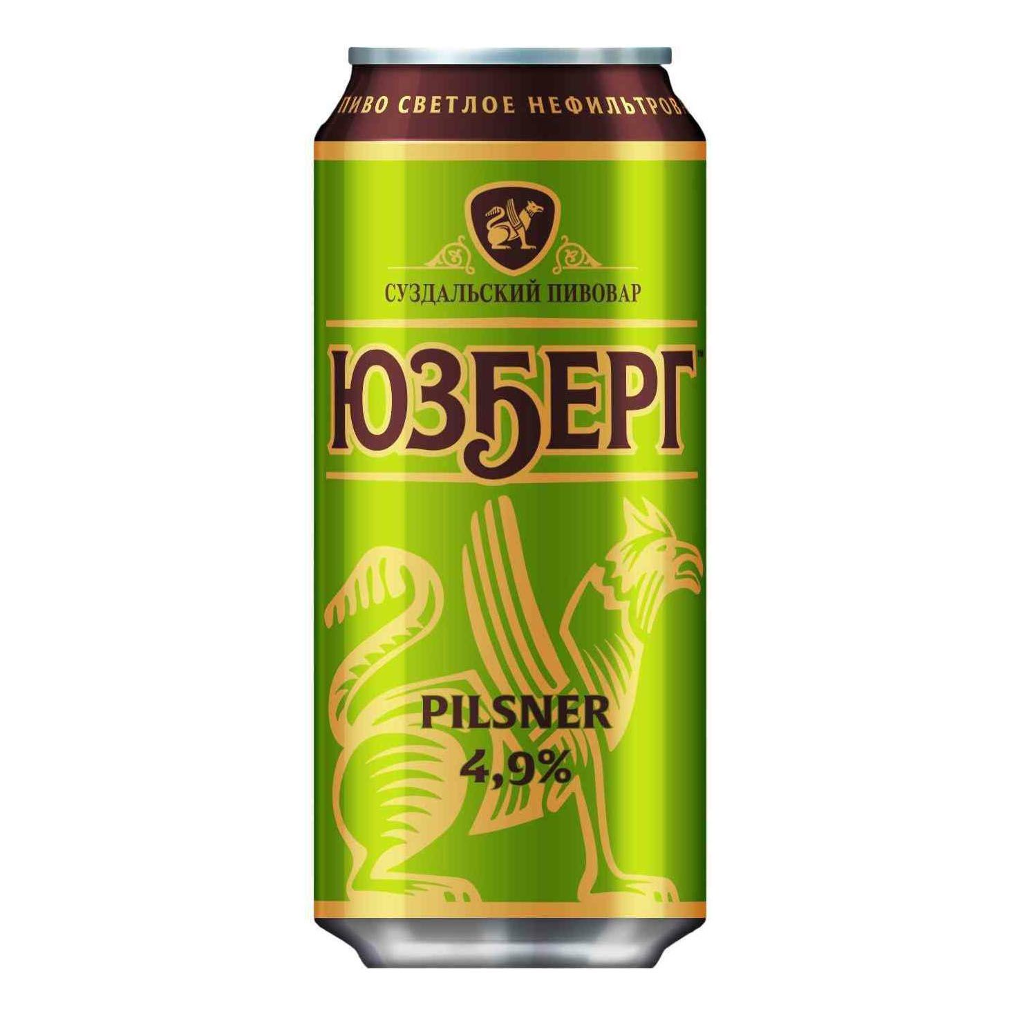 

Пиво Юзберг Pilsner светлое фильтрованное пастеризованное 450 мл