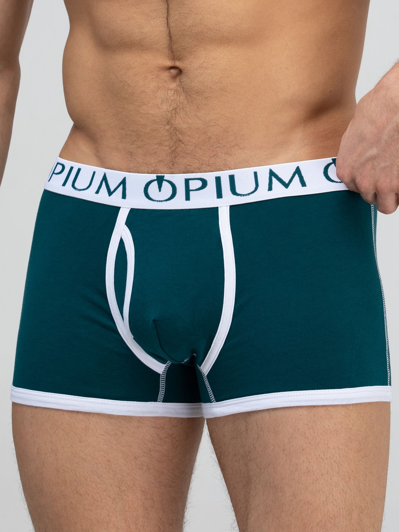 

Трусы мужские Opium R-19 зеленые 2XL 1 штука, Зеленый, R-19