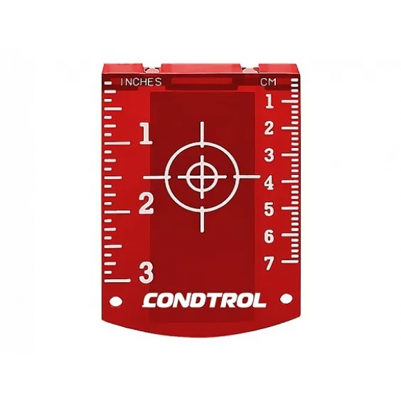 Магнитная мишень для лазерного нивелира CONDTROL красная 1-7-010 магнитная мишень condtrol