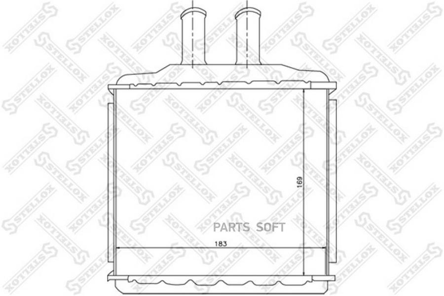 

10-35105-SX_радиатор печки\ Chevrolet Lacetti/Nubira all 03>