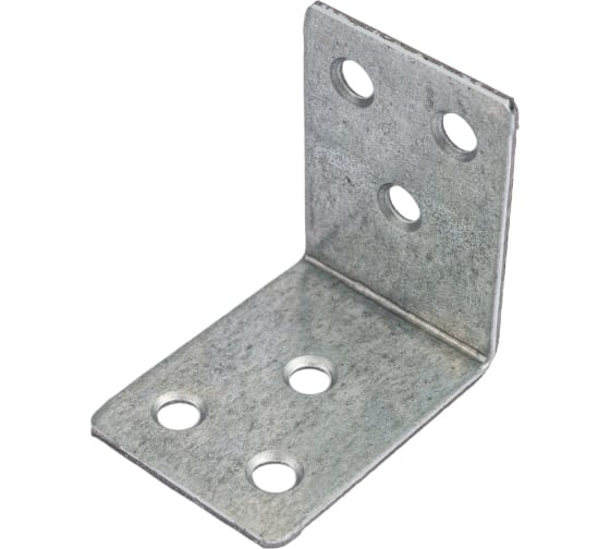 

Угол мебельный широкий 40х40х30 цинк (20 шт) Tech-Krep 156002, Серый