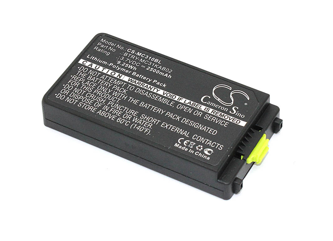 

Аккумуляторная батарея CS-MC310BL для ТСД Motorola Symbol MC3190 3,7V 2500mAh, Черный, CS-MC310BL