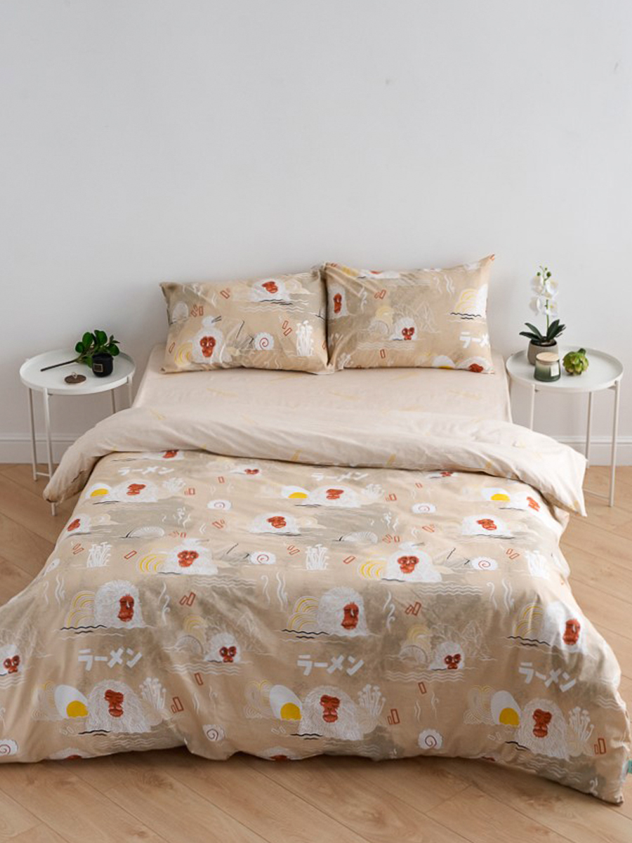 

Постельное белье из поплина Uniqcute Евро наволочки 50х70 см Чихару, КПБ Серия UQ
