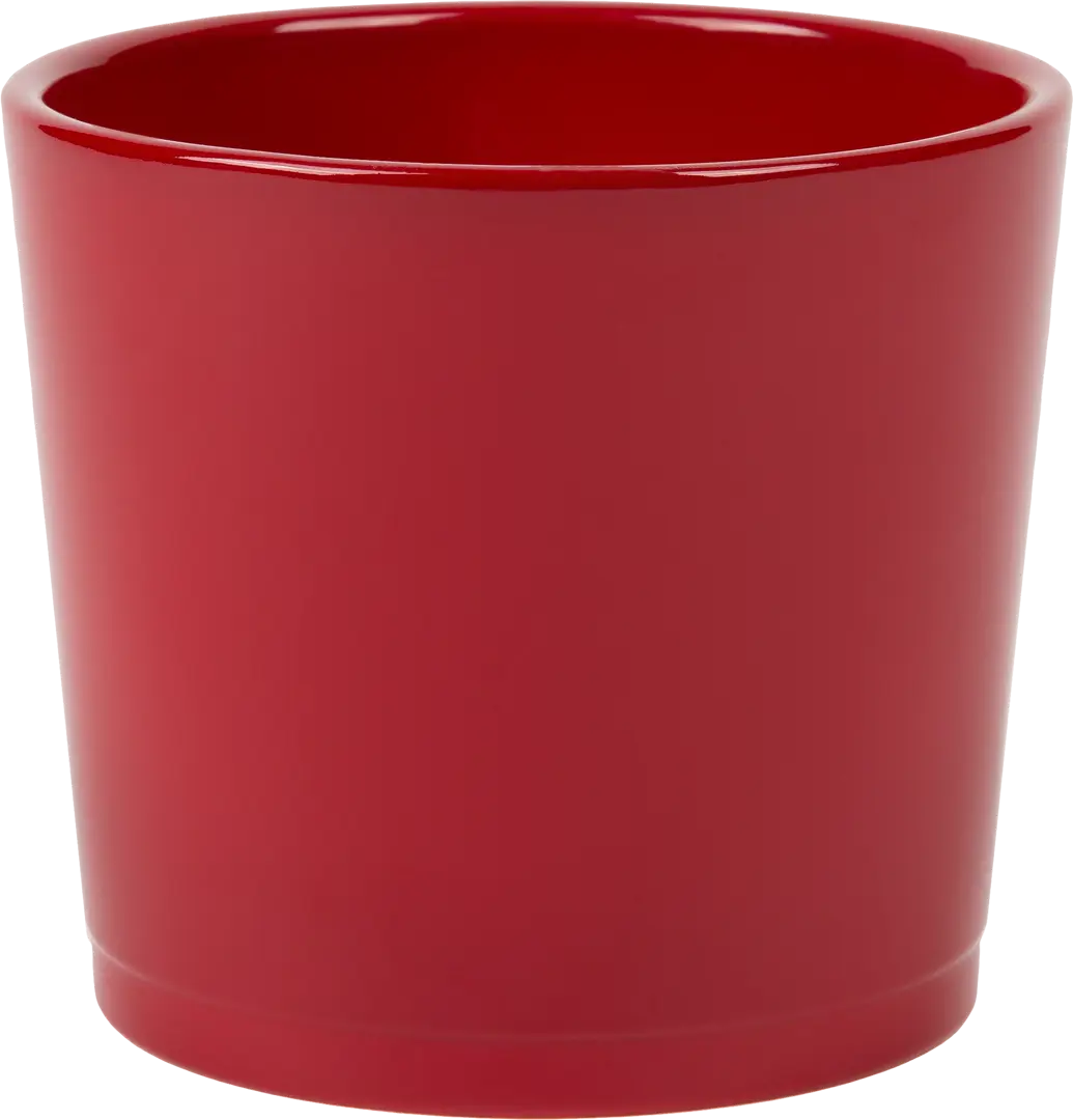 

Цветочное кашпо Керамическое SSS-83520035 0,6 л красный 1 шт.