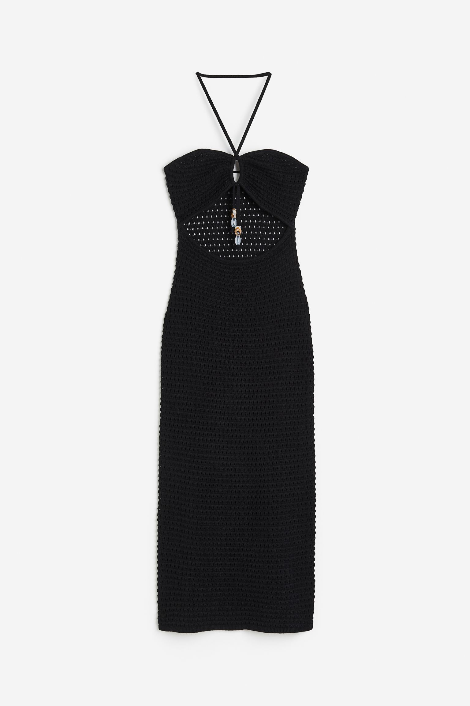 Платье женское H&M 1159776001 черное XS (доставка из-за рубежа)