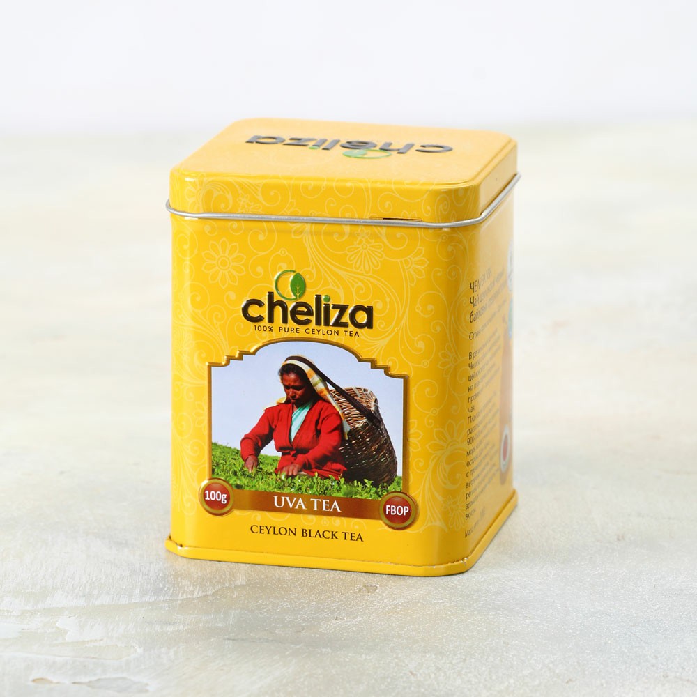 Чай черный цейлонский Cheliza Uva листовой 100 г