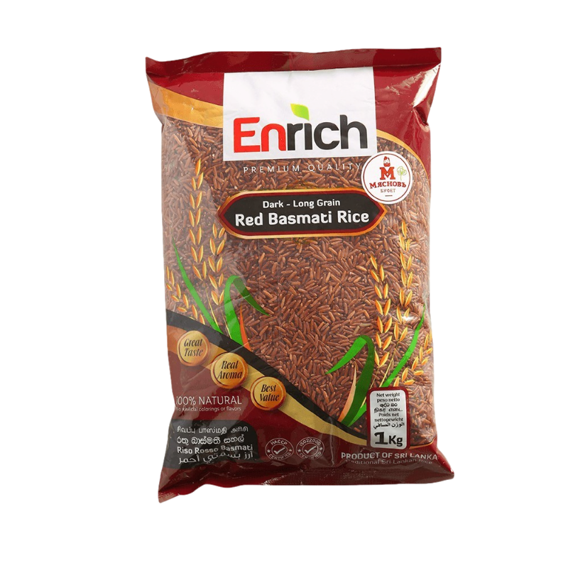

Рис МясновЪ Enrich Басмати темный нешлифованный 1 кг