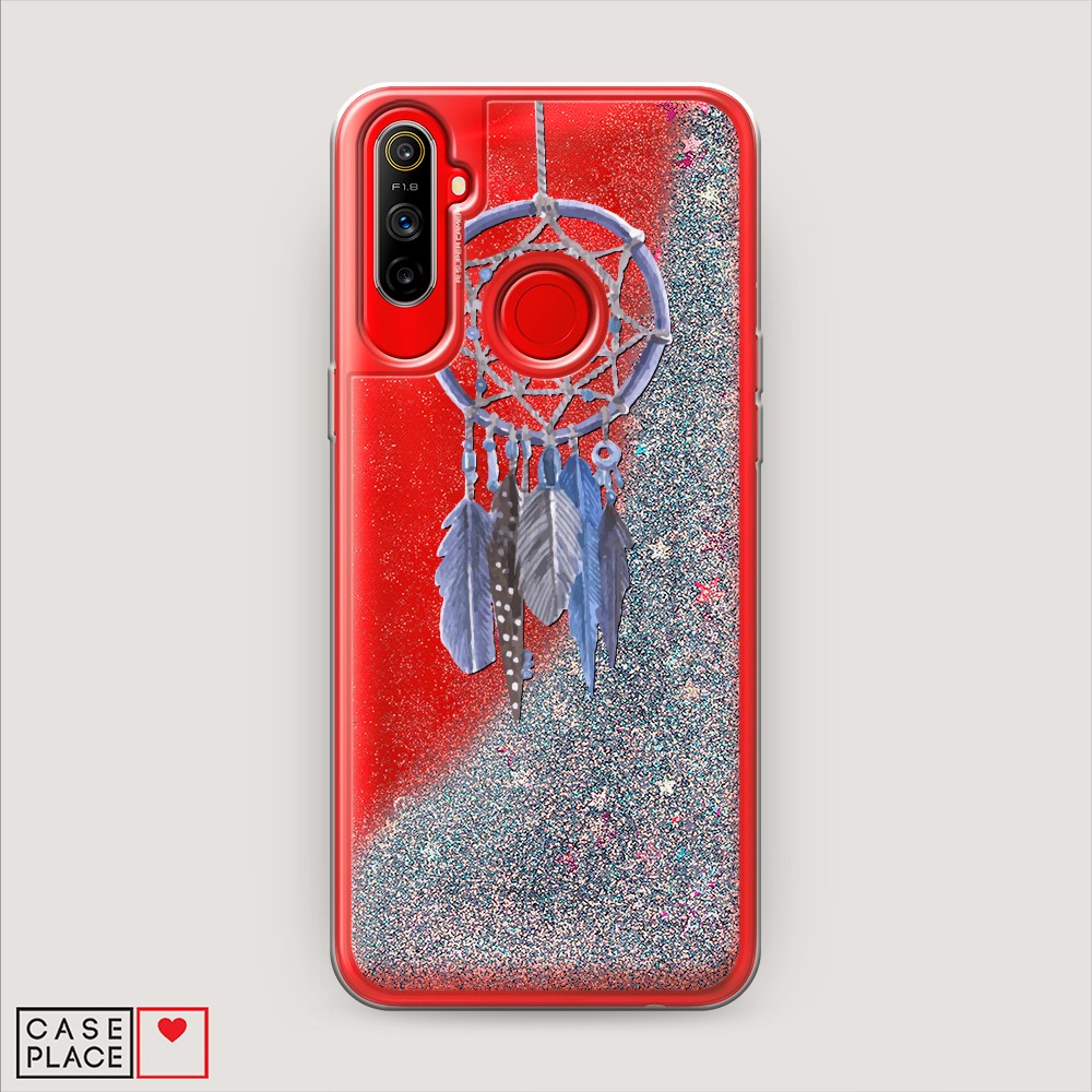 

Чехол Awog на Realme C3 "Синий ловец снов акварель", Разноцветный, 253091-1