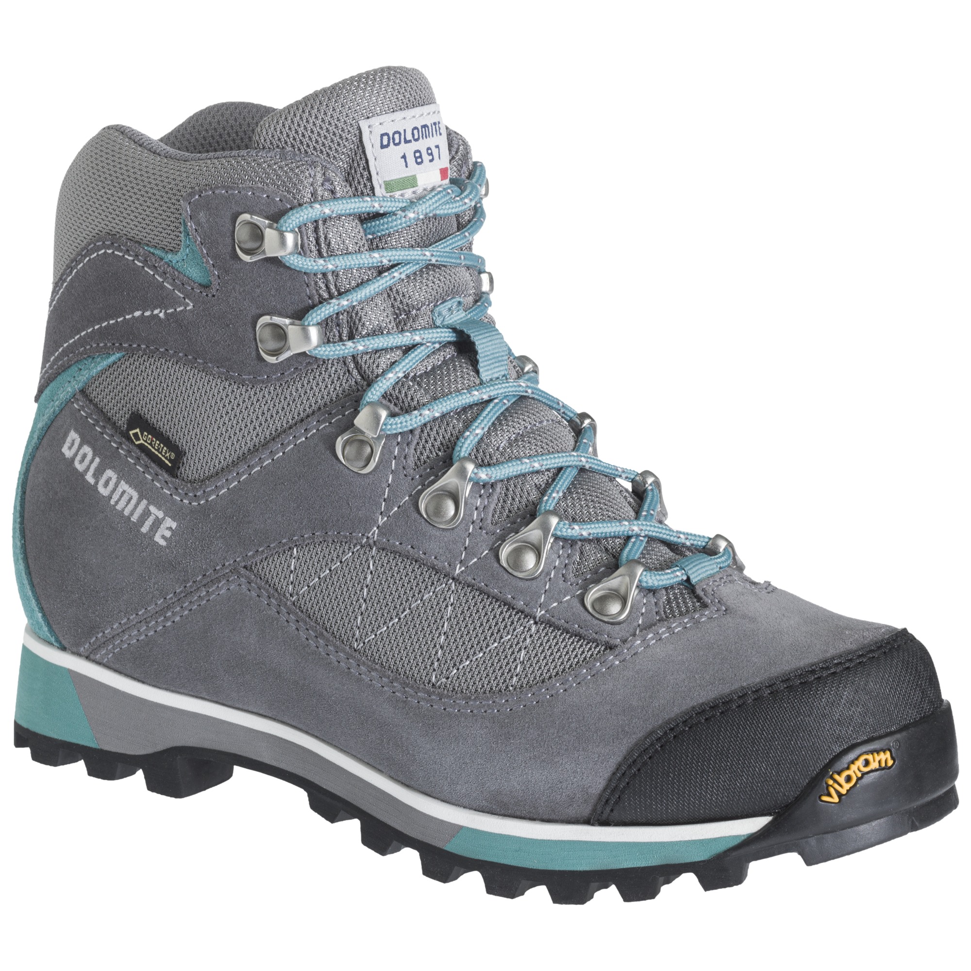 фото Ботинки dolomite zernez gtx w's gunmetal grey/dusty teal green (uk:5)