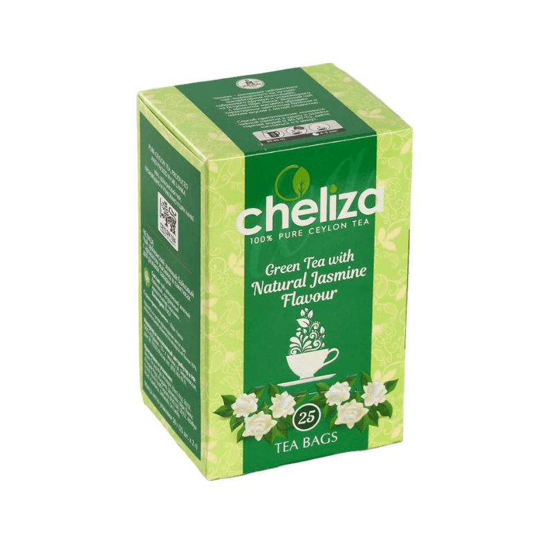 Чай зеленый Cheliza цейлонский с ароматом жасмина пакетированный 2 г х 25 шт
