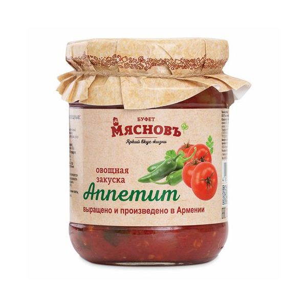 

Овощная закуска МясновЪ БУФЕТ Аппетит 480 г