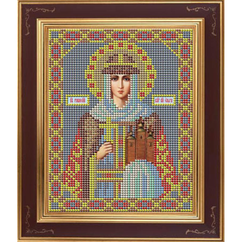 

Вышивка бисером GALLA COLLECTION Св. Ольга 12х15 см, арт.М227, _Наборы для вышивки