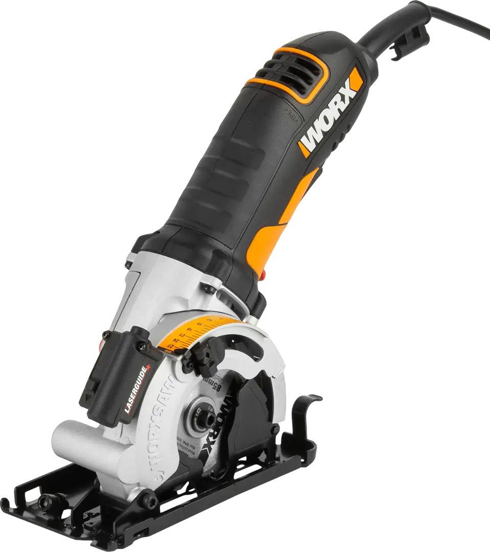 Мини-пила циркулярная погружная Worx WX426, 400 Вт, 85 мм