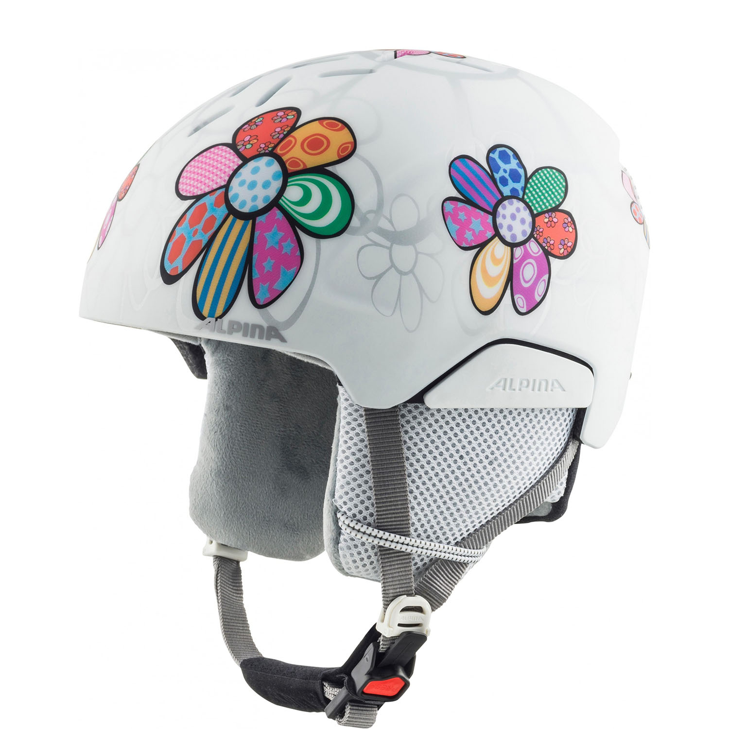 

Шлем Детский Alpina Pizi Patchwork-Flower Matt (См:51-55) 2024-25, Белый;разноцветный, Pizi