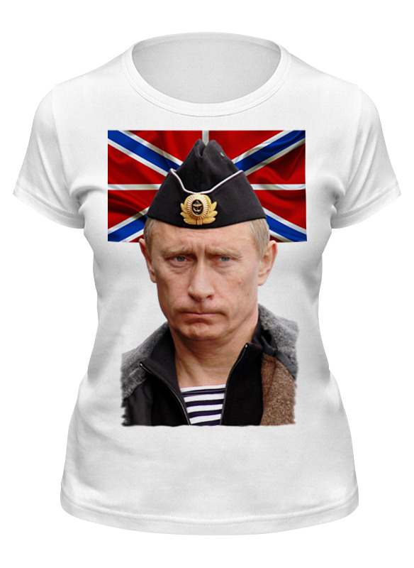 

Футболка женская Printio Putin белая XL, Белый, Putin