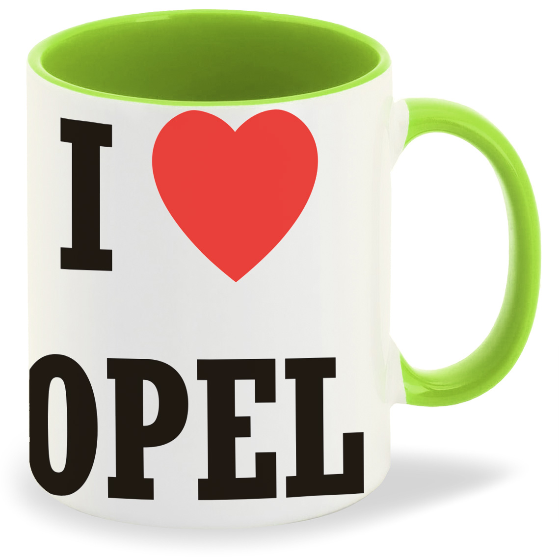 

Кружка CoolPodarok Авто I love Opel, Авто I love Opel