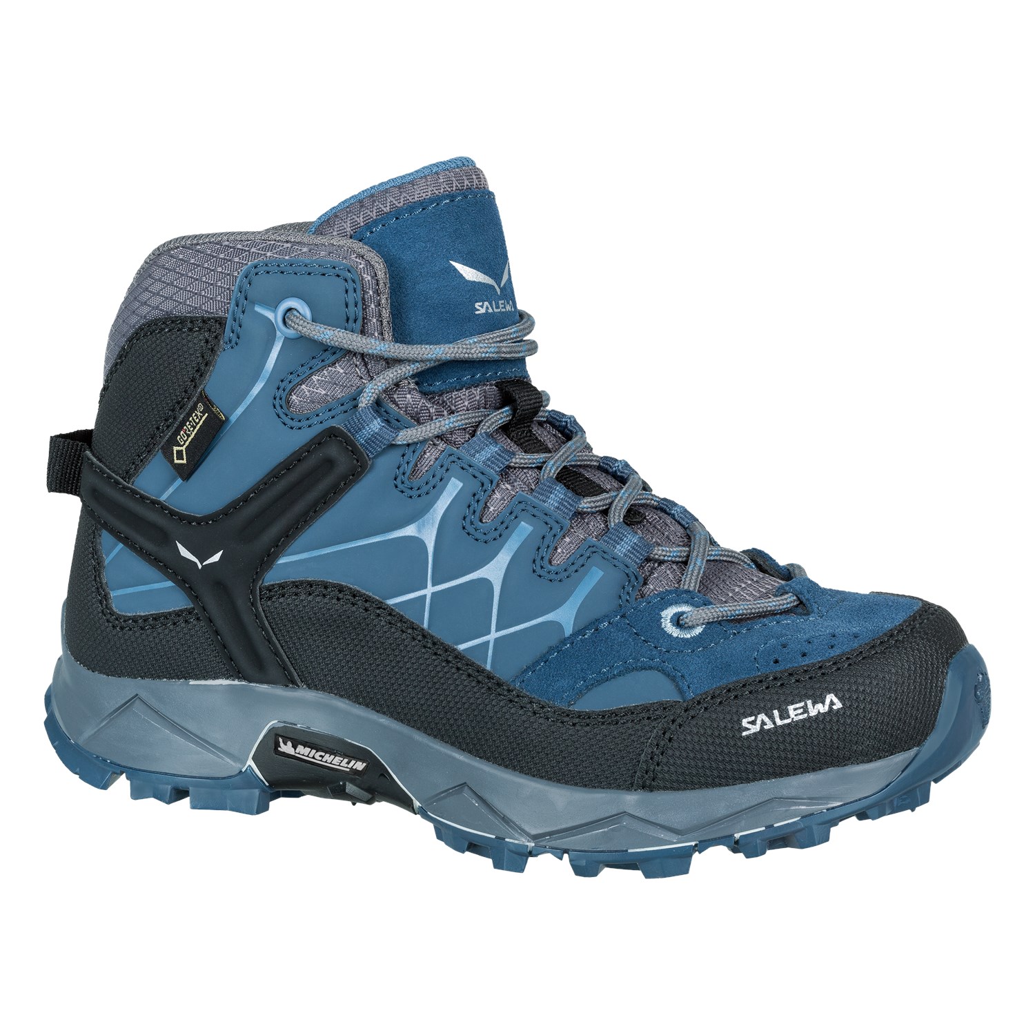 фото Кроссовки salewa alp trainer mid gore-tex dark denim/charcoal (eur:28)