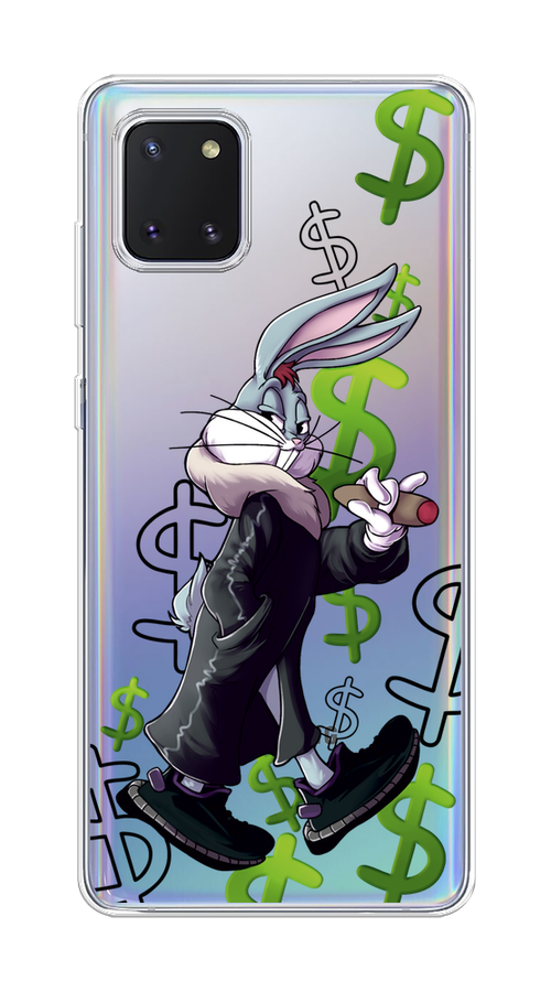 

Чехол на Samsung Galaxy Note 10 Lite "Rich Bugs Bunny", Зеленый;черный;голубой, 29150-6