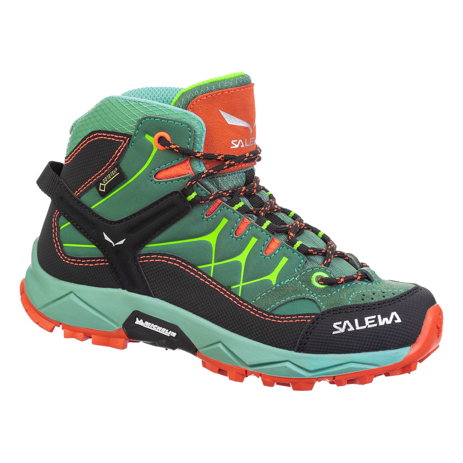 фото Кроссовки salewa alp trainer mid gore-tex myrtle/tender shot (eur:28)