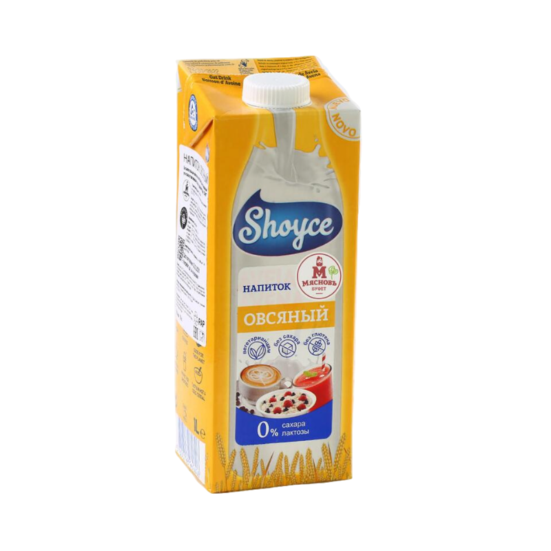 Растительный напиток овсяный Shoyce без сахара 1 л