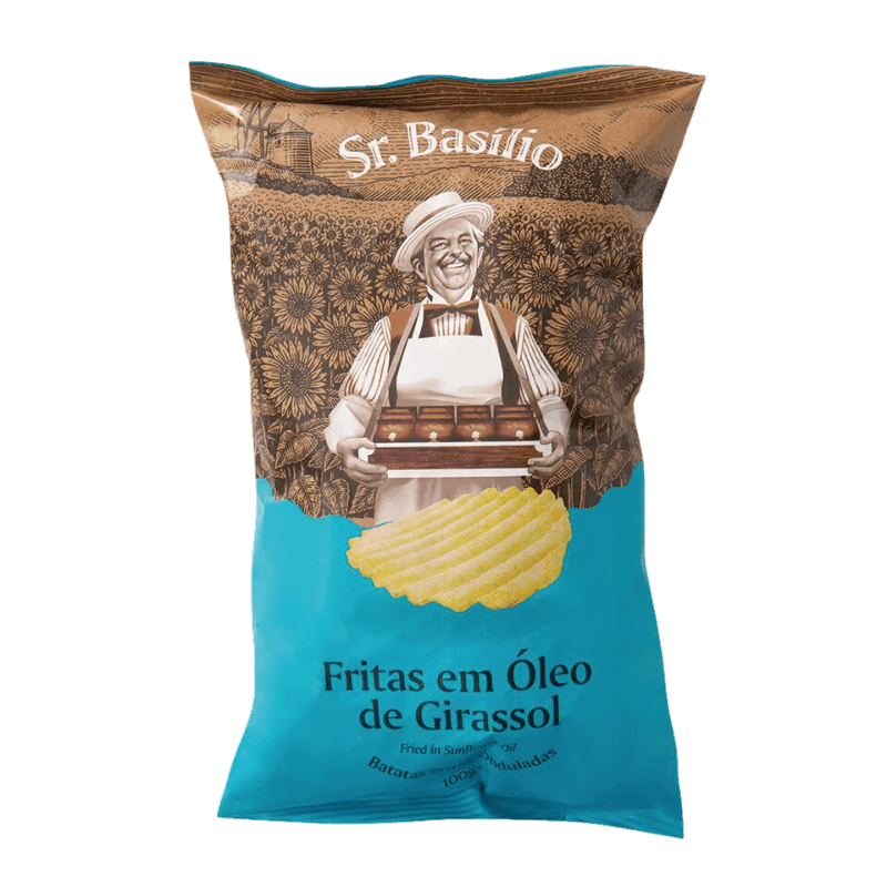 Чипсы картофельные Sr. Basilio рифленые с солью 100 г