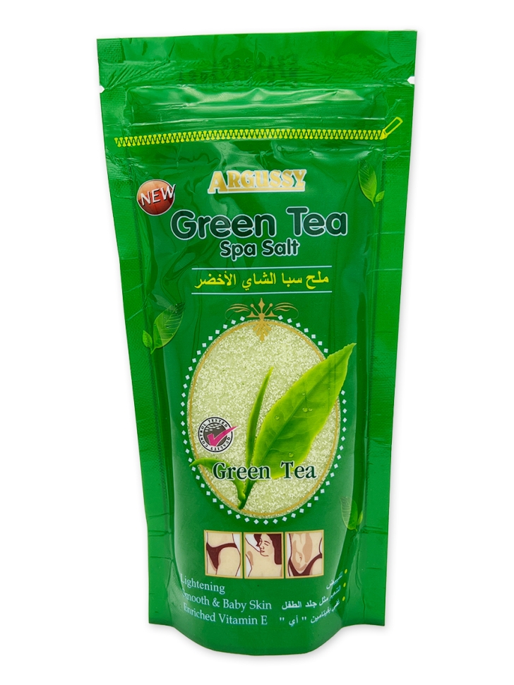 

Солевой скраб Argussy с зеленым чаем Green Tea Spa Salt, 300 г, Body Salt