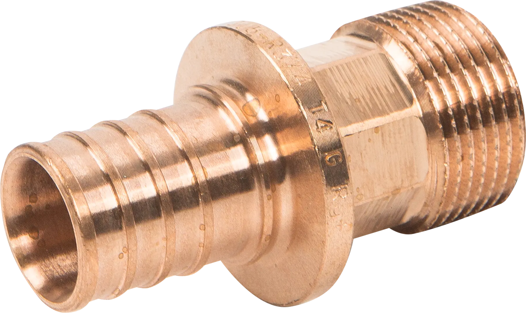 

Соединитель Rehau RX plus 25 мм x 3/4" наружная резьба бронза 456318, Коричневый