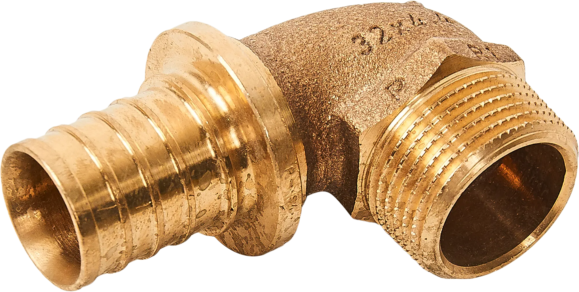 

Угольник Rehau RX 32 мм x 1 наружная резьба бронза 456352, Коричневый