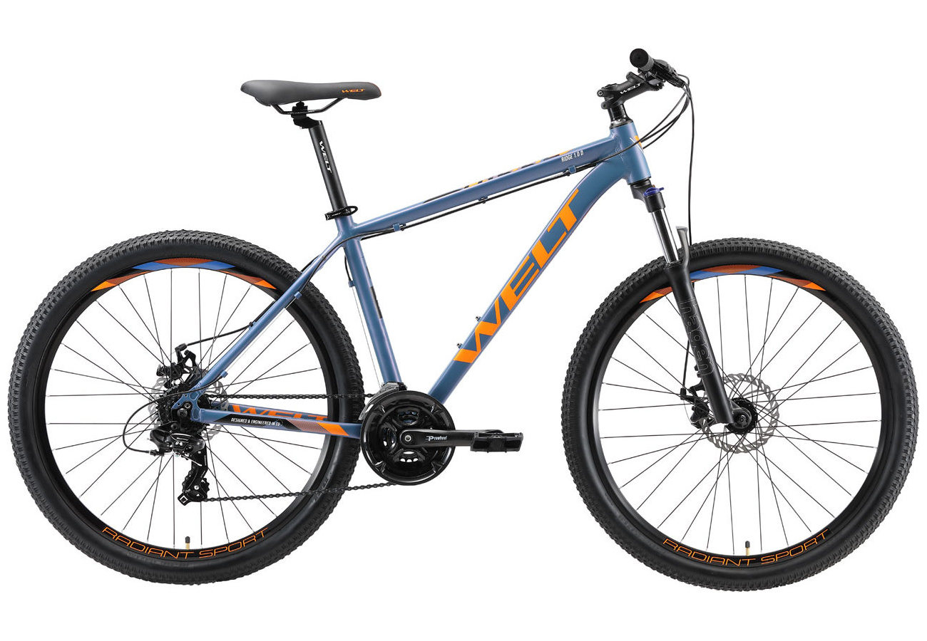 Велосипед Welt Ridge 1.0 D 27 2022 L dark blue