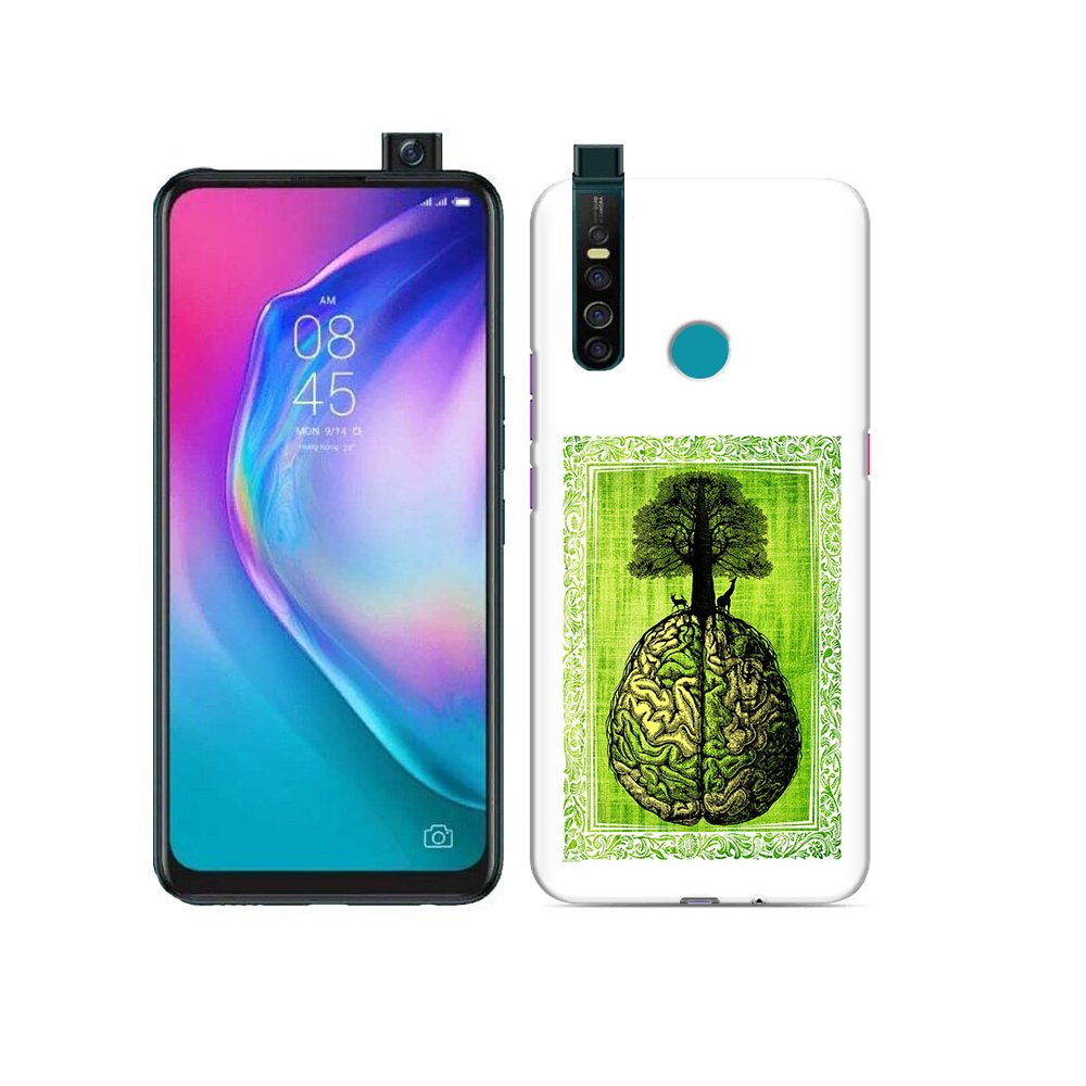 

Чехол MyPads Tocco для Tecno Camon 15 Pro абстракция здоровый мозг, Прозрачный, Tocco