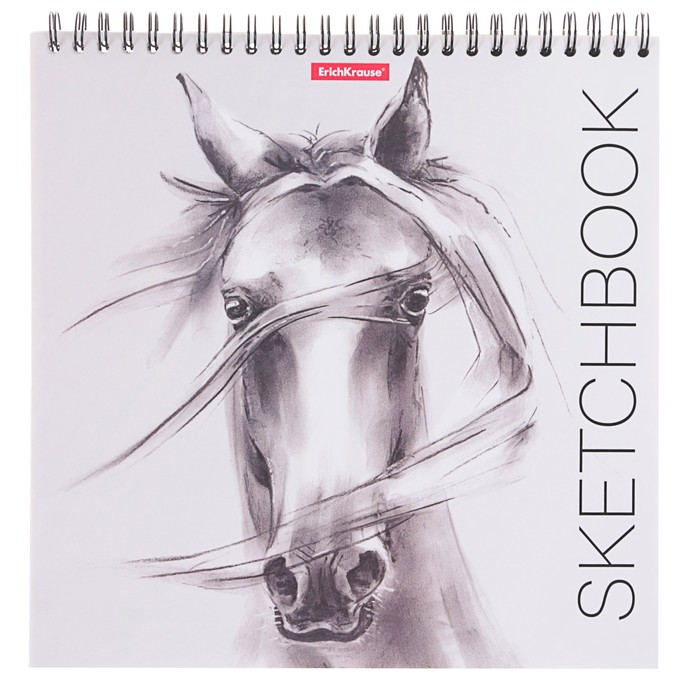 

Альбом для эскизов ErichKrause Wild Horse, 220 х 220 мм, 40л. на гребне
