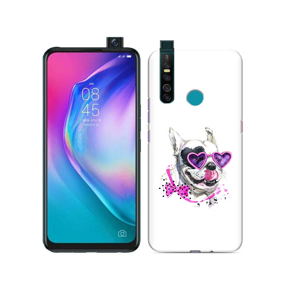 

Чехол MyPads Tocco для Tecno Camon 15 Pro акварельный пёс, Прозрачный, Tocco