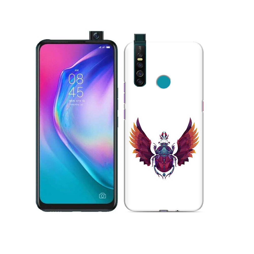

Чехол MyPads Tocco для Tecno Camon 15 Pro алмазный скоробей, Прозрачный, Tocco