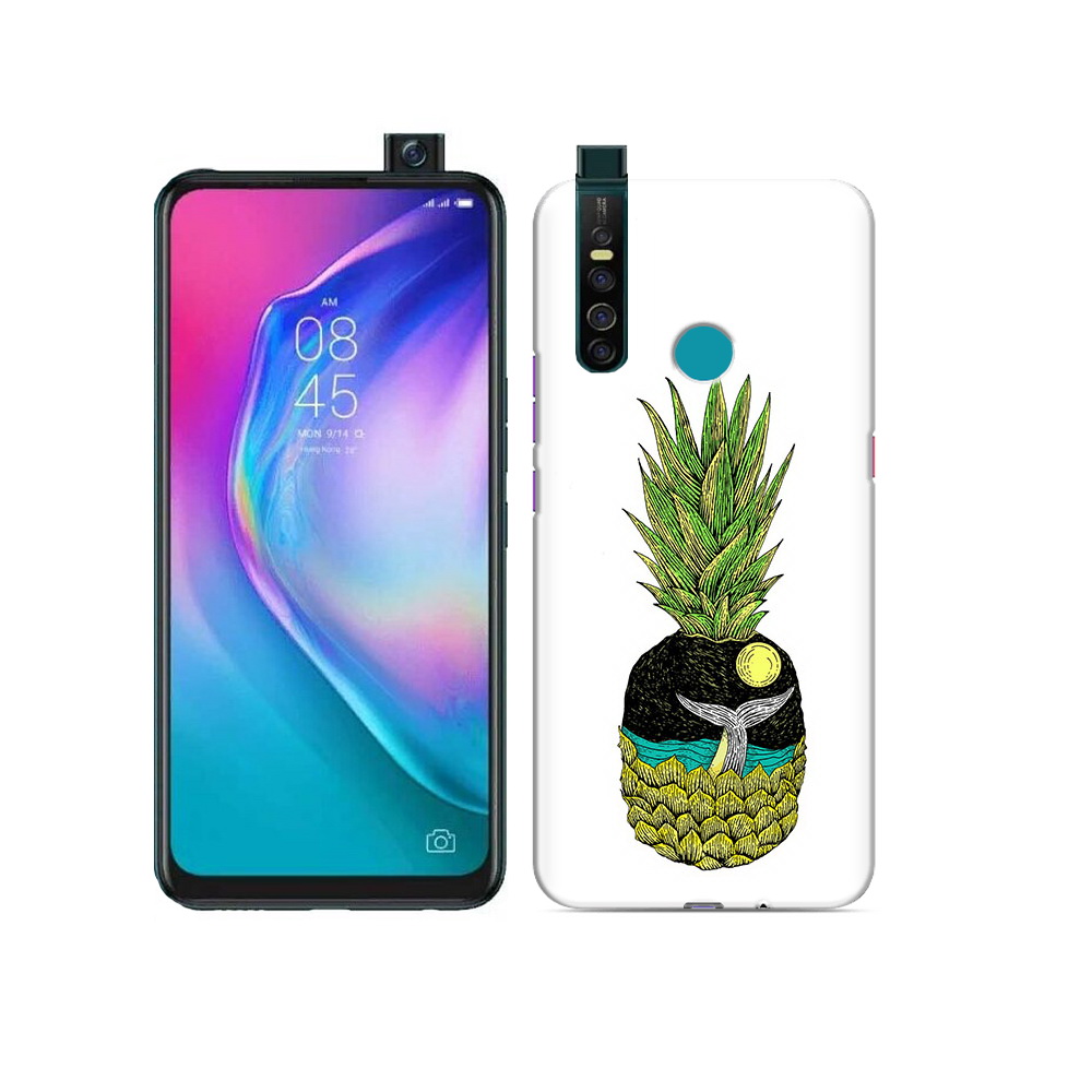 

Чехол MyPads Tocco для Tecno Camon 15 Pro ананас с китом, Прозрачный, Tocco