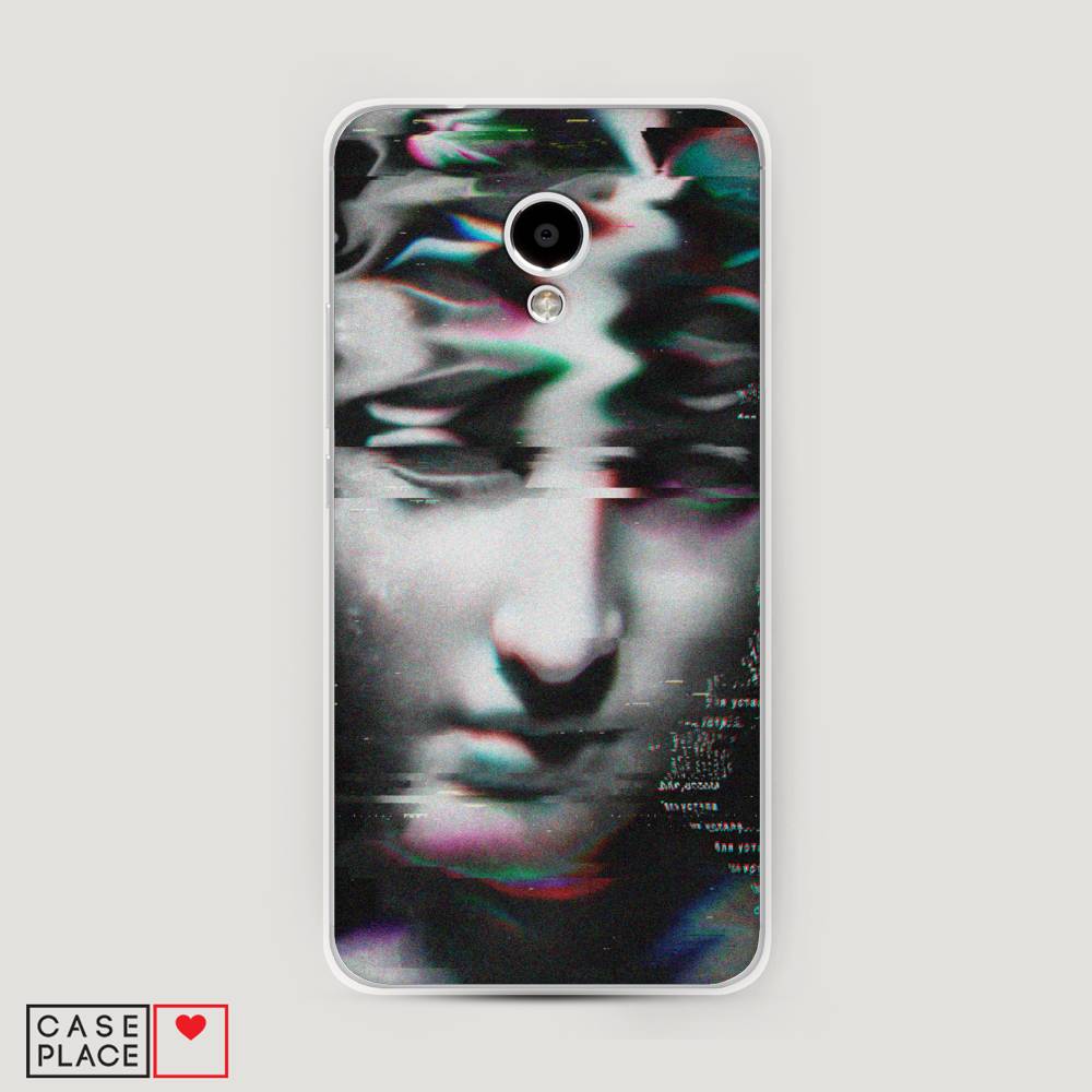 

Чехол Awog на Meizu M5S "Glitch Art", Серый, 72250-9