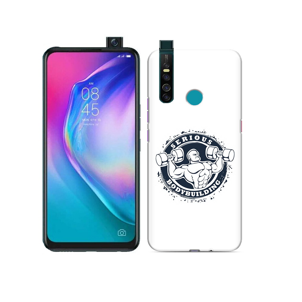 

Чехол MyPads Tocco для Tecno Camon 15 Pro бодибилдинг воля к победе, Прозрачный, Tocco