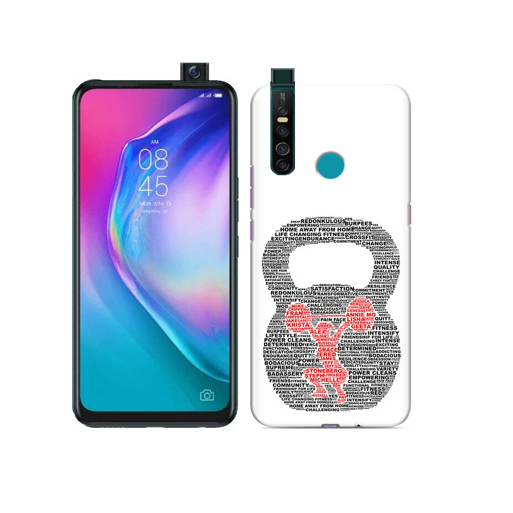 

Чехол MyPads Tocco для Tecno Camon 15 Pro бодибилдинг гиря из слов, Прозрачный, Tocco