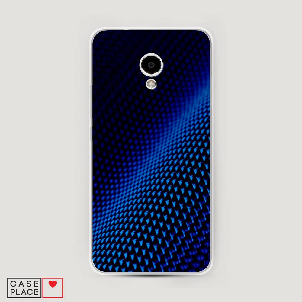 

Чехол Awog на Meizu M5S "Синий карбон", Черный;синий, 72250-3