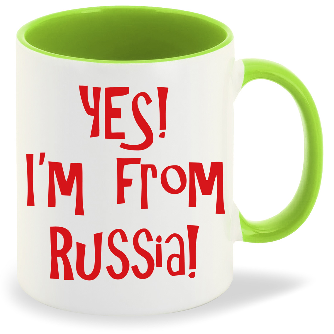 

Кружка CoolPodarok Yes Im frm Russia да я из России, Yes Im frm Russia да я из России