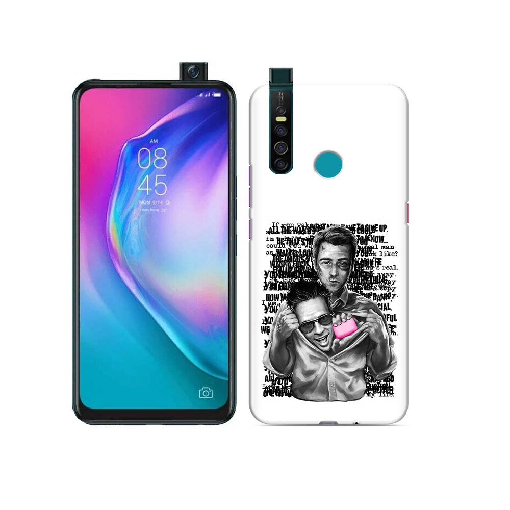 

Чехол MyPads Tocco для Tecno Camon 15 Pro бойцовский клуб, Прозрачный, Tocco