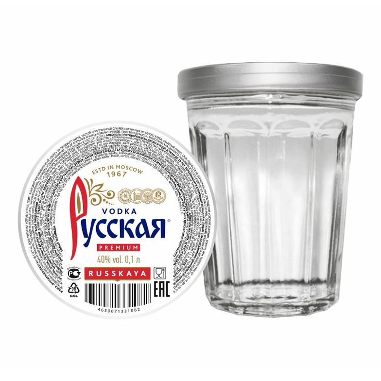 

Водка Русская 40% 0,1 л