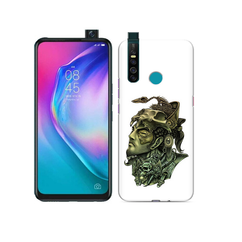 

Чехол MyPads Tocco для Tecno Camon 15 Pro бронзовый воин, Прозрачный, Tocco