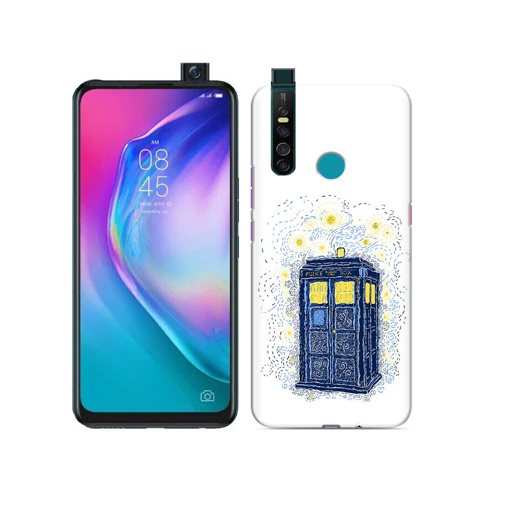 

Чехол MyPads Tocco для Tecno Camon 15 Pro будка рисунок, Прозрачный, Tocco