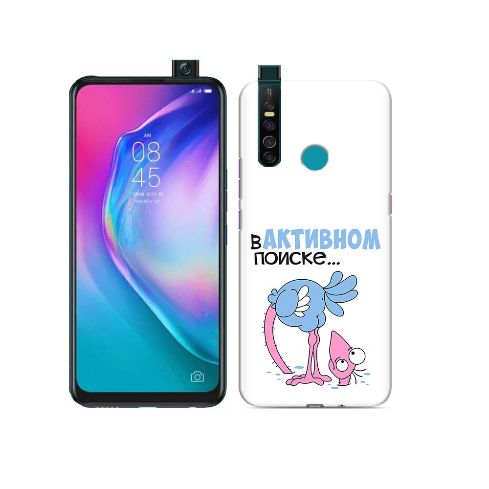 

Чехол MyPads Tocco для Tecno Camon 15 Pro в активном поиске, Прозрачный, Tocco