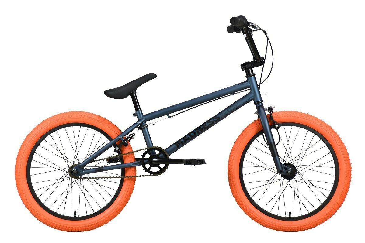 

Велосипед Stark'22 Madness BMX 1 темно-синий/черный/мандариновый  2022, Оранжевый