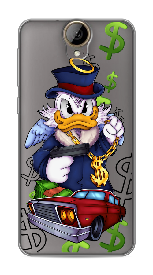 

Чехол на HTC One E9 Plus "Scrooge McDuck with a Gold Chain", Красный;синий;белый, 102250-6